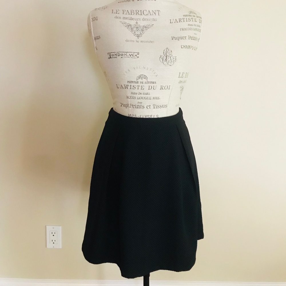 A-line Black Skirt